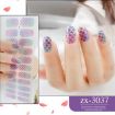 Shiny Onion Powder Waterproof Nail Sticker - 22 Fingers (ZX-3037) - 2