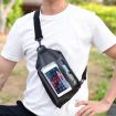 Tteoobl Waterproof Crossbody Phone Bag - Touch Screen Chest Bag, White - 6