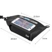 Waterproof Crossbody Phone Bag - Touch Screen, Paste Model (Gray Blue) - 3