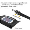 Waterproof Crossbody Phone Bag - Touch Screen, Paste Model (Gray Blue) - 4