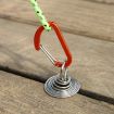 Stainless Steel Octopus Buckle for Tent Rope - Outdoor Camping Nail - 6