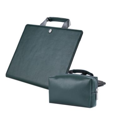 Ink Green Laptop Bag Protective Case for MacBook Pro 15.4" + Power Bag - 1