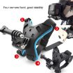 TUYU Motorcycle Helmet Chin Camera & Phone Mount Bracket - Black - 5