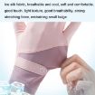 UV Resistant Ice Silk Cycling Driving Gloves - Non-Slip, Breathable, Gray - 6