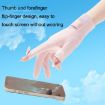 UV Resistant Ice Silk Cycling Driving Gloves - Non-Slip, Breathable, Gray - 7