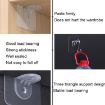 4pcs Large Wardrobe Partition Bracket Set - 7cm Load Bearing - 2