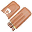 Portable X11 Cigar Holster Humidor & Cigarette Case, Brown Finish - 1