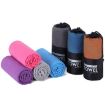 Quick Dry Microfiber Sports Towel 40x80cm - Purple Mesh Bag - 2