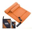 Quick Dry Microfiber Sports Towel 40x80cm with Mesh Bag - Orange - 1