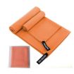 Quick Dry Microfiber Sports Towel 40x80cm with Orange Waterproof Bag - 1