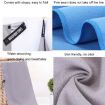 Quick Dry Microfiber Sports Towel 40x80cm with Orange Waterproof Bag - 4