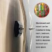 Black Wall Mount Skateboard Stand for Deck Display & Storage - 6