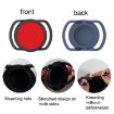 AirTag Silicone Case 2 PCS - Midnight Blue & Wine Red, 24mm Anti-Lost Tracker - 3