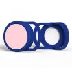 Anti-Lost Tracker Silicone Case for AirTag 2 PCS, 30mm (Blue+Pink) - 1
