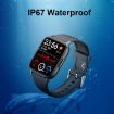 QS16Pro 1.69" Waterproof Smart Watch with Body Temp Detection - Black Steel - 7