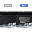 Chevrolet Corvette C8 Vanity Mirror Panel Sticker Set - Black (2pcs) - 6