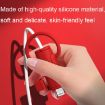 3 PCS Pink Silicone Case for Type-C Apple Data Cable - Washable & Soft - 5