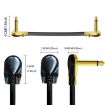 Electric Guitar Effect Line - Single Block Audio Instrument Cable, 15cm - 3