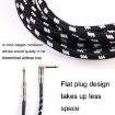 6m Black White Guitar Connection Wire for Folk Bass Noise Reduction - 3