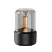 Black 120ML Aroma Diffuser USB Candlelight Night Light Humidifier - 1