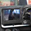 Chevrolet Corvette C8 RHD Central Control Screen Frame Sticker Black - 7