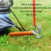 Multifunctional Tent Ground Nail Hammer for Outdoor Camping - Silver - 5