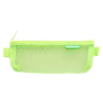 Transparent Mesh Exam Pen Bag - Triangle Style (Green) - Hechooses D033 - 1