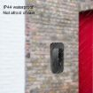 C03 1 For 1 Home Wireless IP44 Waterproof Touch Doorbell EU Plug Black - 5