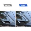 Chevrolet Corvette C8 Roof Engine Vent Sticker Set - 4pcs Black - 6