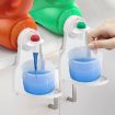 Foldable Laundry Detergent Drip Catcher Tray Cup Holder (White) - 3