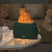 Green Simulation Flame Aromatherapy Humidifier with Ambient Light - 1