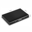 RFID Anti-theft Aluminum Business Card Holder - ZT-1563 (Black) - 3