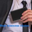 RFID Anti-theft Aluminum Business Card Holder - ZT-1563 (Black) - 6