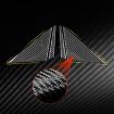 Chevrolet Corvette C8 A-Pillar Decorative Sticker Set - 4pcs Black - 5