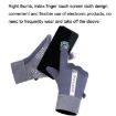 Women's Pink Velvet Cycling Gloves - Windproof & Warm, 1 Pair - 6