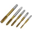 Titanium Plated HSS Tap Set M3-M8 Straight Slot Inner Thread - 2