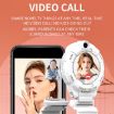 F01 1.28" 4G Dual-Camera Kids Smart Watch with SOS - White - 6