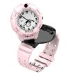 F01 1.28" 4G Rotatable Dual-Camera Kids Smart Watch with SOS - Pink - 1