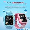 DF75 1.4" 4G GPS Kids Waterproof Smart Watch with SOS - Black - 3