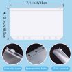 A6 Water Blue Leather Loose-leaf Budget Book Notepad Handbook - 4