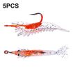 HENGJIA SO077 5 PCS Shrimp Soft Lure 6cm 3g Sea Bass Fake Lure - 1