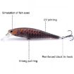G51P 11.8cm/13.5g Floating Mino Lure Fake Bait (2 Pack) - 3