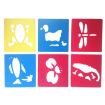 DIY Drawing Stencil Colorful Hollow Copy Board for Children (H-06) - 1