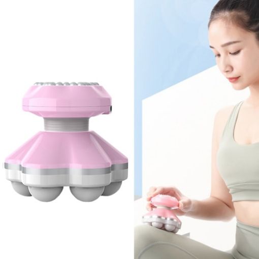 XF-76 Mini Massager USB Vibrator Whole Body Home Massager Purple - 1