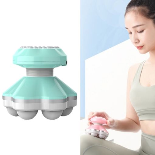 XF-76 Mini Massager USB Vibrator Whole Body Home Massager - Green - 1