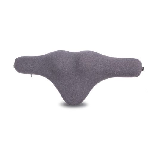 Grey Memory Foam Lumbar & Neck Pillow Car Headrest - Slow Rebound - 1