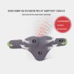 Grey Memory Foam Lumbar & Neck Pillow Car Headrest - Slow Rebound - 4