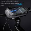 WILD MAN E16 EVA Hard Shell Handlebar Bag with Touch Screen - Black - 6