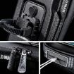WILD MAN E16 EVA Hard Shell Handlebar Bag with Touch Screen - Black - 7