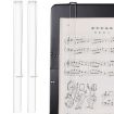 PJ1226 Music Spectrum Clipplane Tablature Clip - 1 Pair (Transparent) - 1